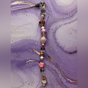 Handmade hello kitty mini phone charm/ keychain accessories